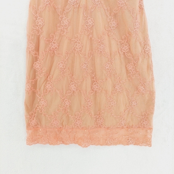 Soma Orange Lace Corset Strappy Mini Dress 3021 - Picture 2 of 7